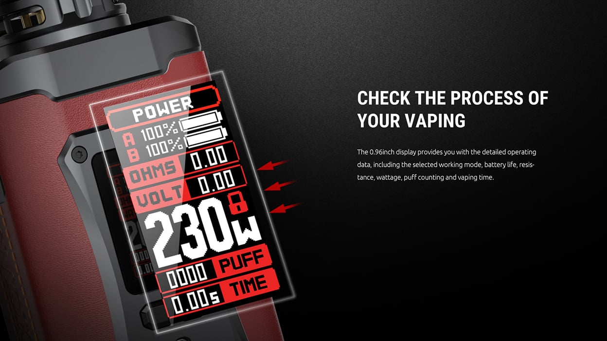 SMOK Morph 2 230W Mod Kit with TFV18 Tank 7.5ml 10