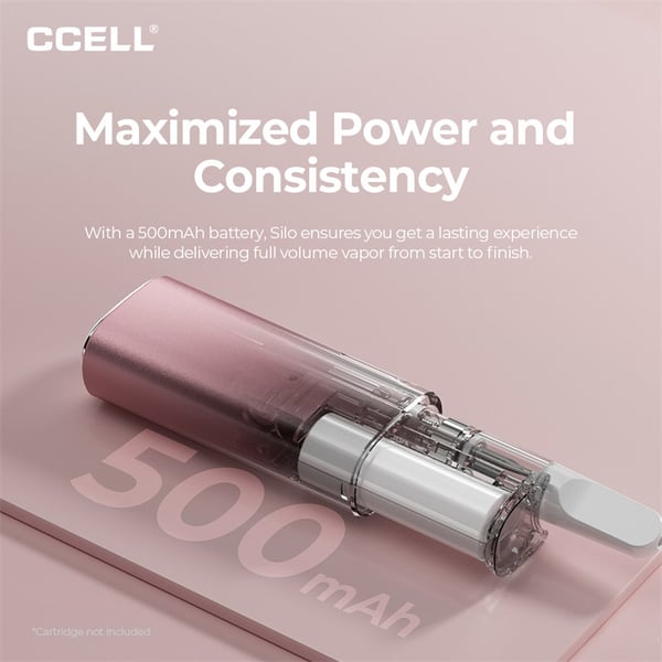 CCELL Silo 510 Vaporizer Battery 500mAh - 画像 (7)