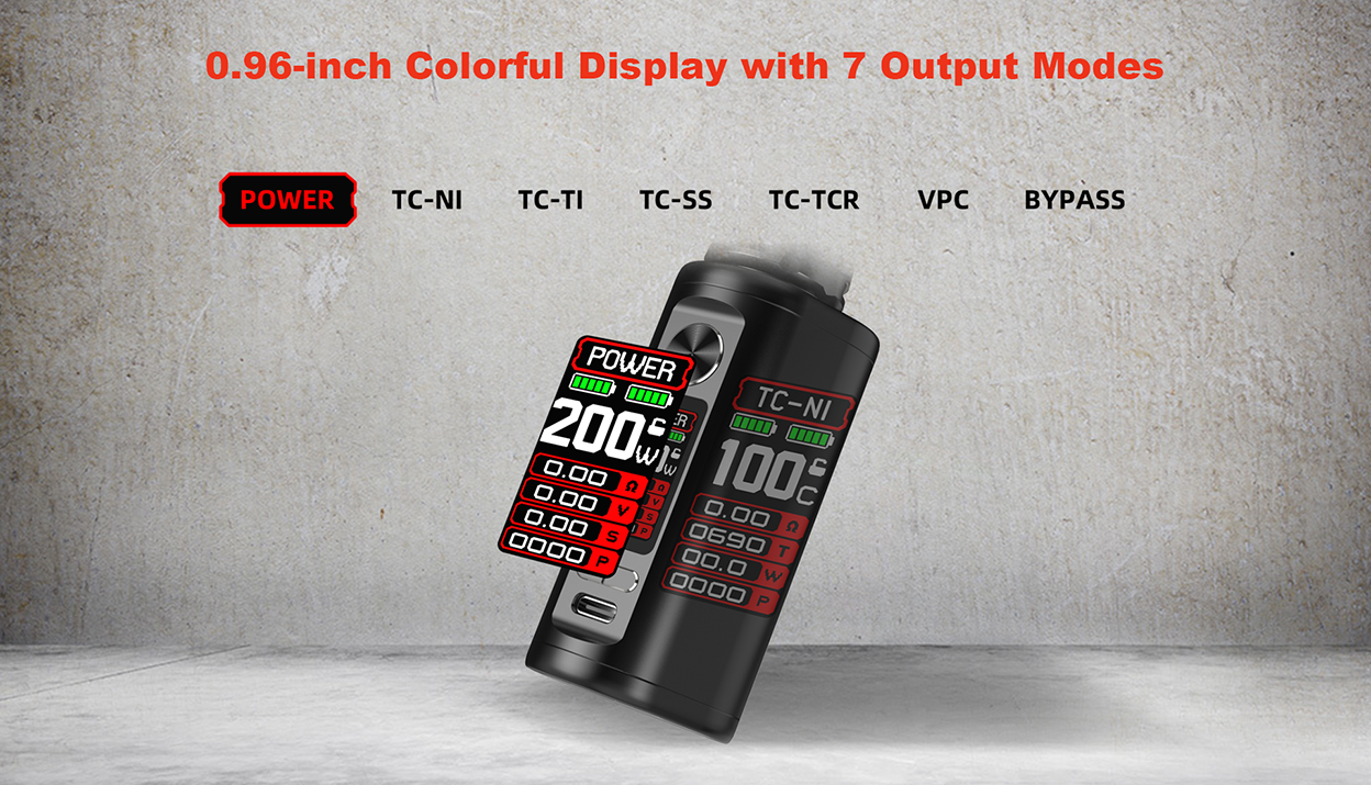 Hellvape Hell200 Box Mod Kit with TLC Sub Ohm Tank 6.5ml 6