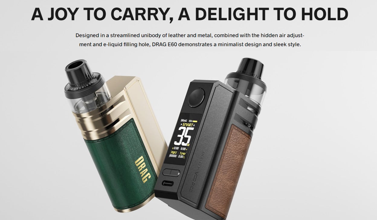 VOOPOO Drag E60 Mod Kit with PNP Pod II 2550mAh 4.5ml 2