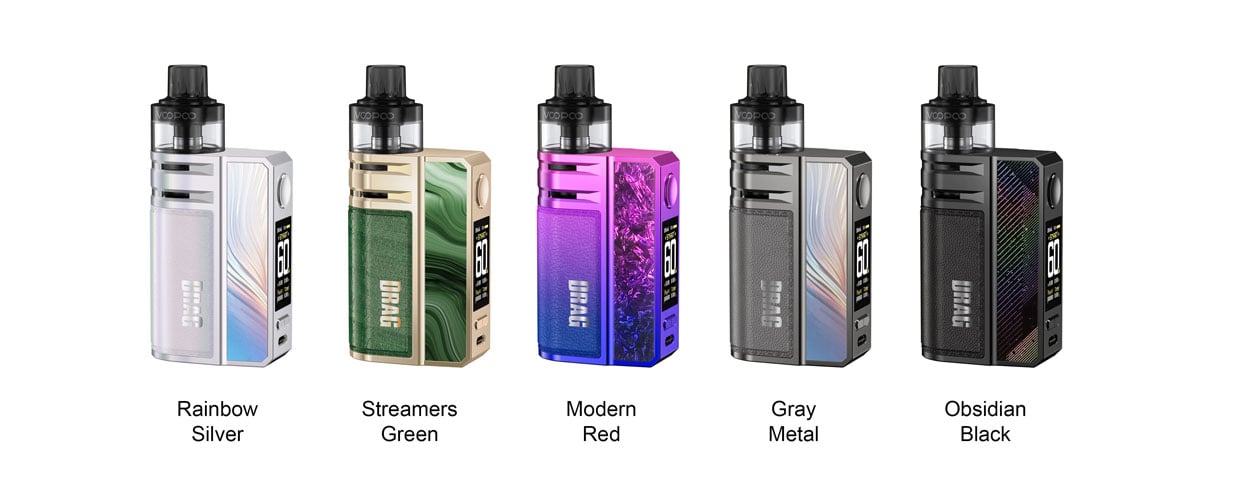 VOOPOO Drag E60 Mod Kit with PNP Pod II 2550mAh 5ml 1