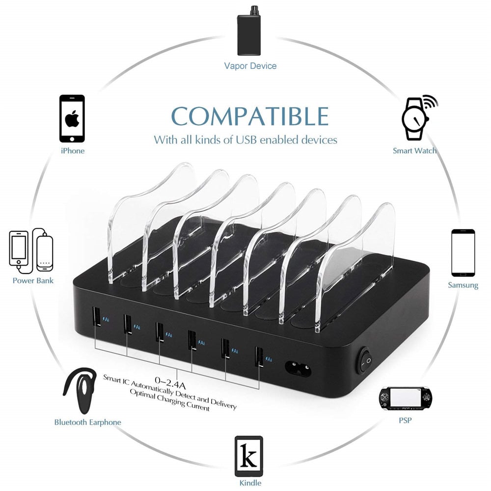 Universal Charging Station (6 USB Ports) 1