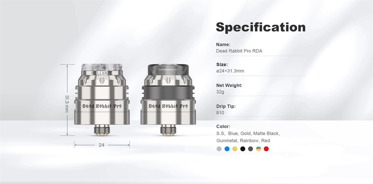 Hellvape Dead Rabbit Pro RDA Atomizer 6