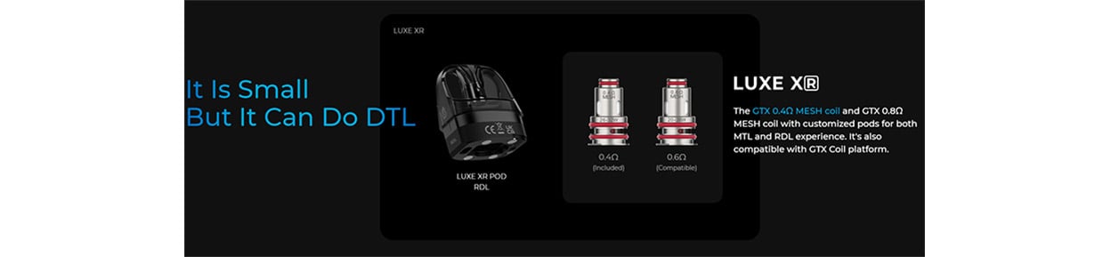 Vaporesso LUXE XR Pod System Kit 1500mAh 5ml 5