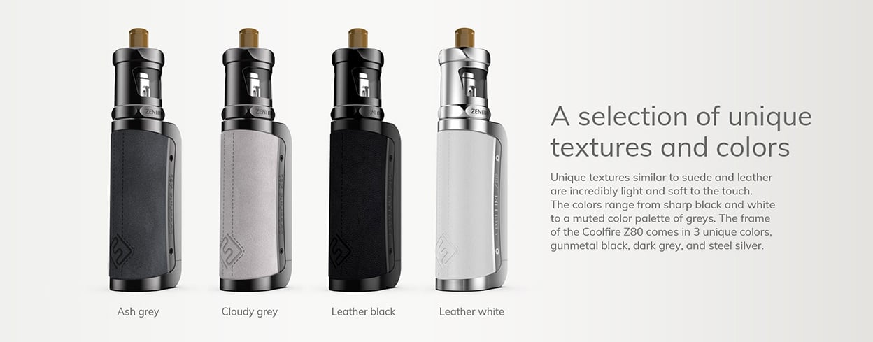 Innokin Coolfire Z80 Box Mod Kit with Zenith II Tank Atomizer 5.5ml 8