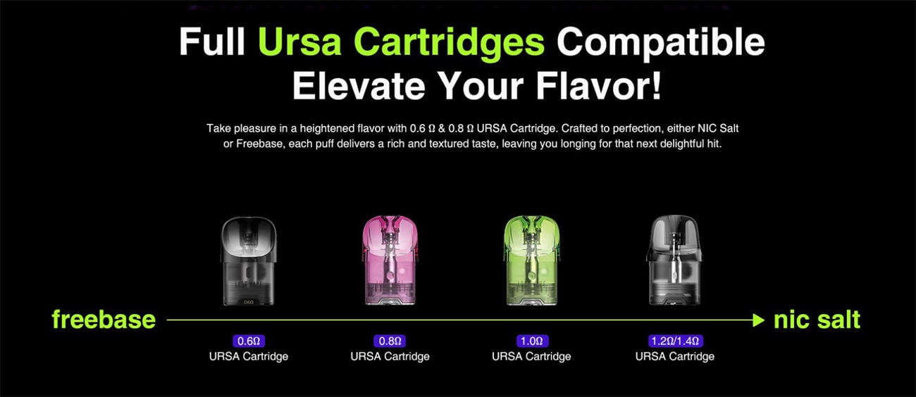 Lost Vape Ursa Baby 2 Pod System Kit 900mAh 2.5ml / 2ml 6