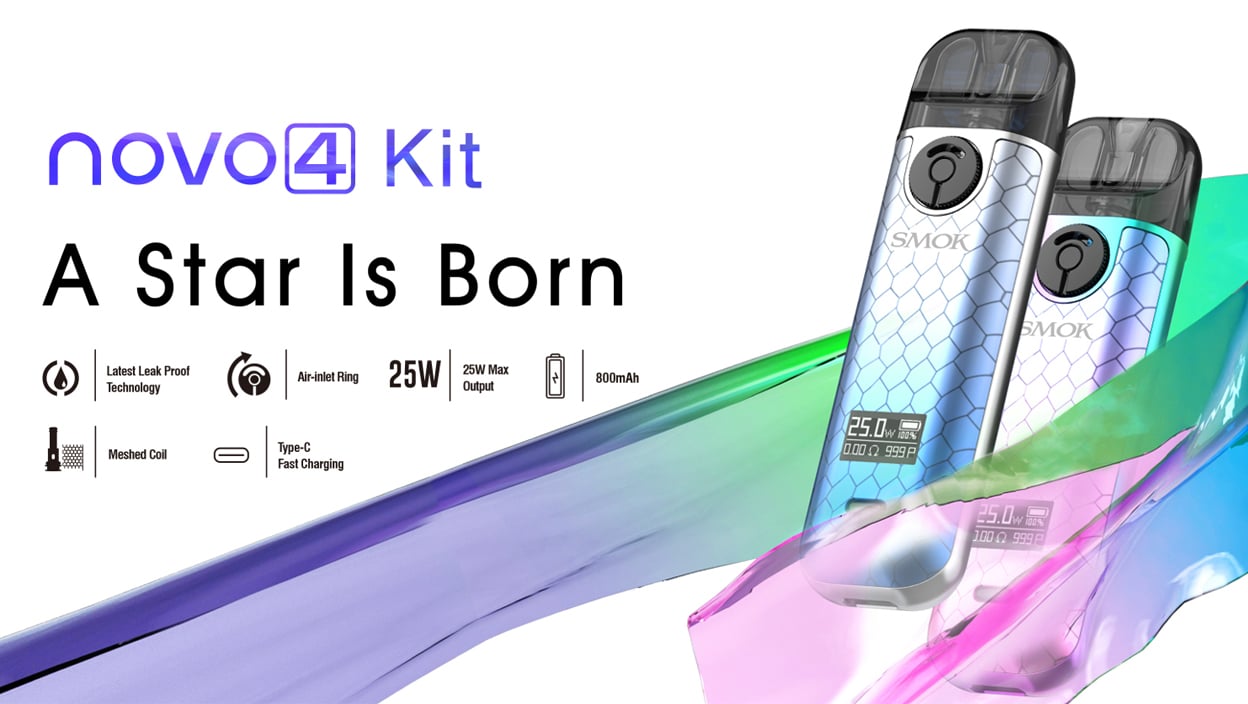 SMOK Novo 4 Pod System Kit 800mAh 2ml 4