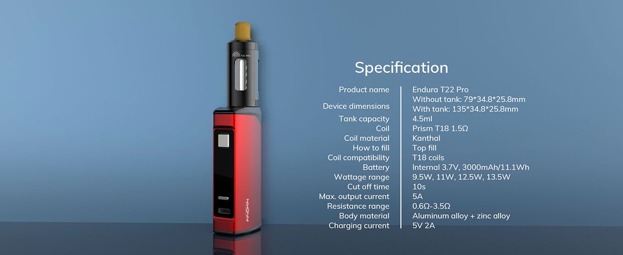 Innokin Endura T22 Pro Pod Mod Kit 3000mAh 4.5ml 8