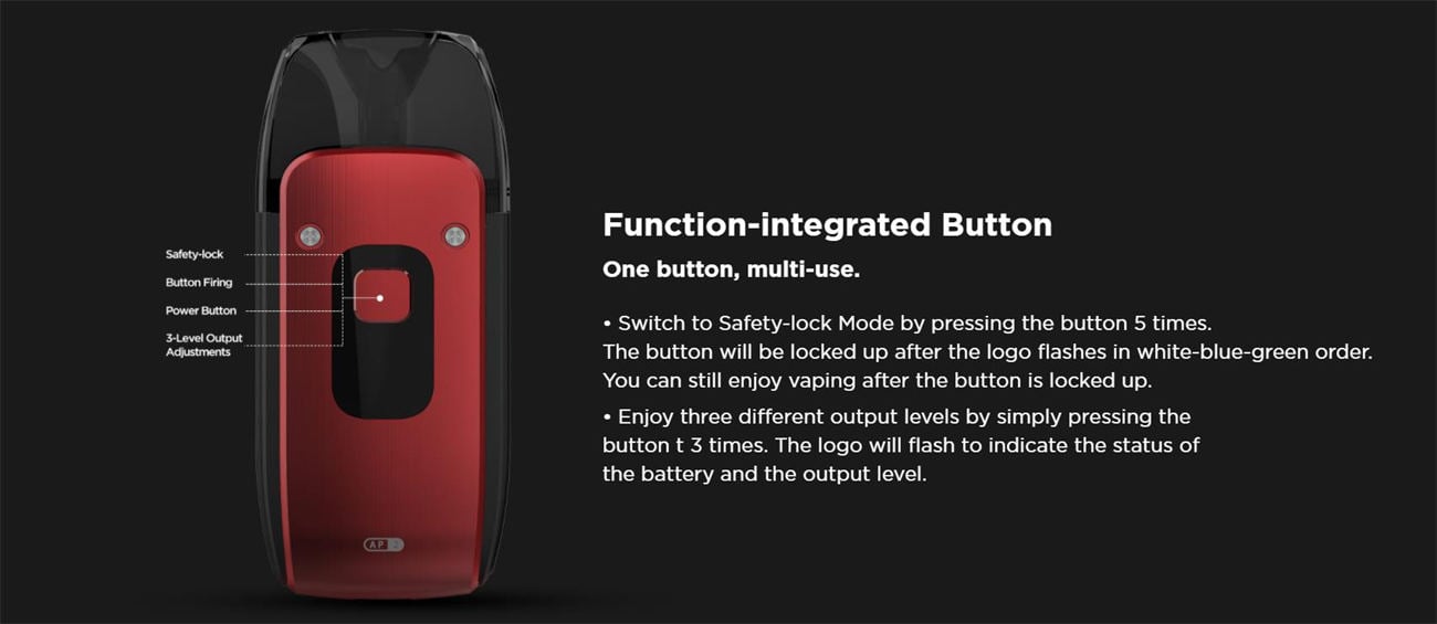 Geekvape AP2 Pod System Kit 900mAh 4.5ml 6