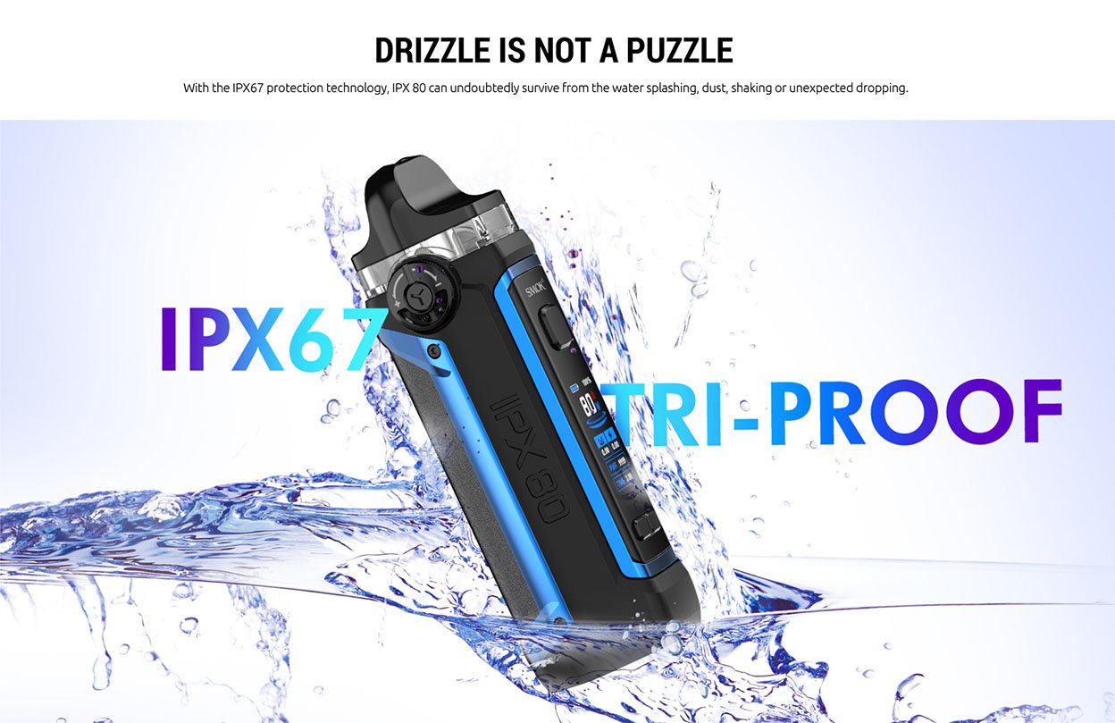 SMOK IPX80 80W Pod Mod Kit 3000mAh 5.5ml 6