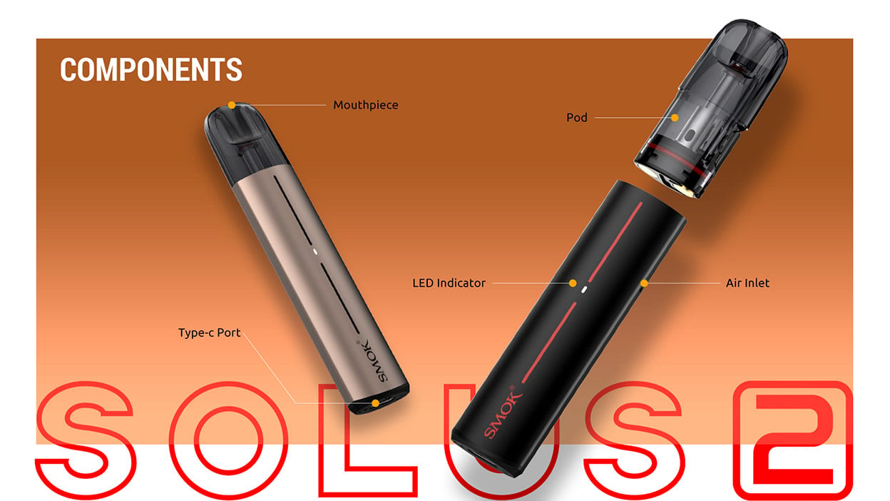 SMOK Solus 2 Pod System Kit 700mAh 2.5ml 4