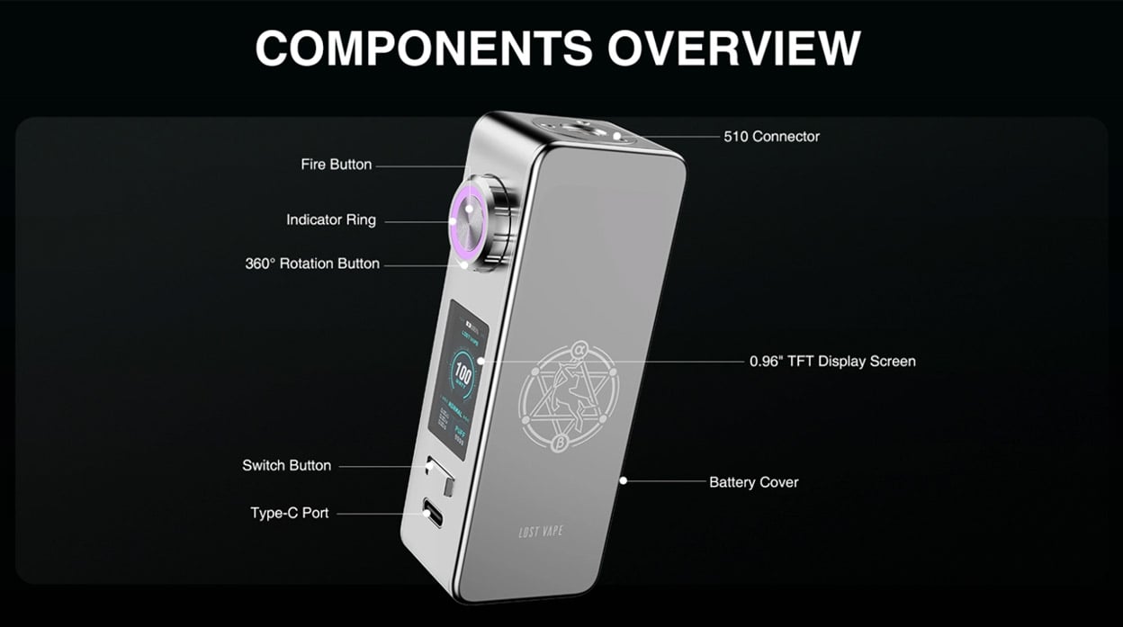 Lost Vape Centaurus M100 Box Mod 46