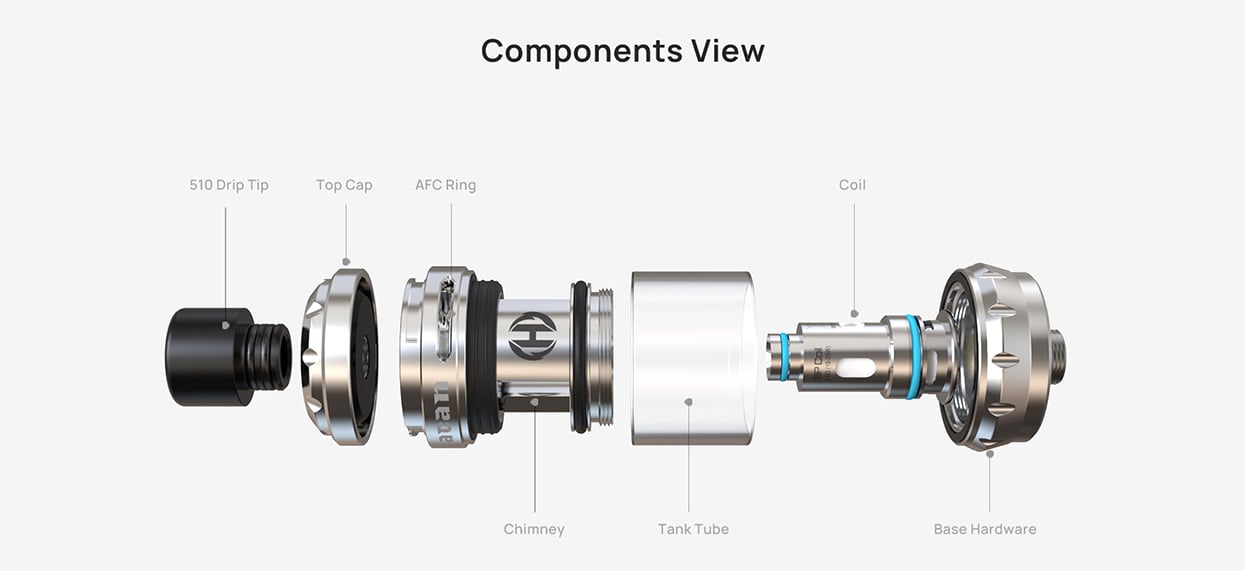 Aspire Huracan Mini Tank Atomizer 3ml 10