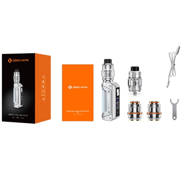 Geekvape Aegis Solo 3 (S100) Mod Kit with Z Subohm 2021 Tank 5.5ml - 画像 (7)