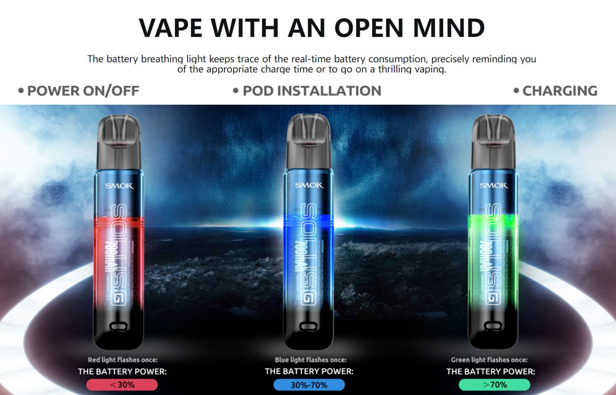 SMOK Solus G Pod System Kit 700mAh 2.5ml 8