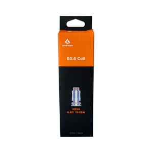 Geekvape B Series Coil for Aegis Boost,Aegis Boost Plus,Aegis Hero,Zeus Nano,Mero AIO,Aegis Boost LE Bonus,Z50 kit,Z Nano 2 Tank,B100 Kit,Obelisk 65 / 65 FC Kit,H45 Kit,H45 Classic Kit,B60 Kit (5pcs/pack)