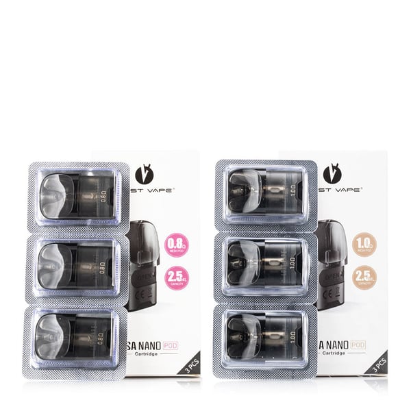 Lost Vape Ursa nano Pod Cartridge for Ursa Nano Kit / Ursa Baby Pod Kit / Ursa Pro Kit / Ursa Nano Pro / Ursa S Kit / Ursa Baby Pro Kit / Ursa Pocket Kit / Ursa Nano Air kit / Ursa Nano 2 kit  2.5ml (3pcs/pack)