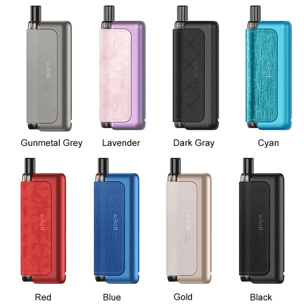 Joyetech eRoll Slim Pod System Kit with PCC Box 480mAh+1500mAh 2ml