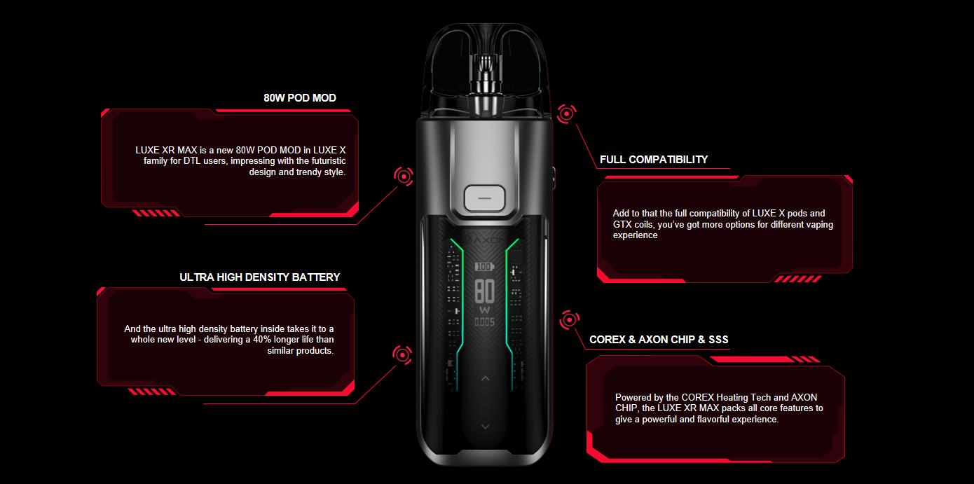 Vaporesso LUXE XR Max Pod System Kit 2800mAh 5ml 2