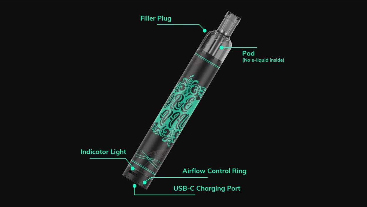 Eleaf Iore Vino Pod System Kit 650mAh 2ml 6