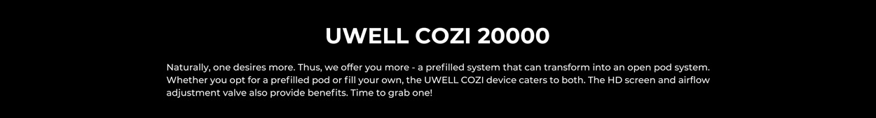 Uwell COZI Pod System Kit 800mAh 6ml 2