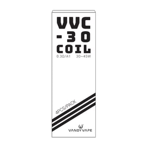 Vandy Vape VVC Coil for Jackaroo Kit / Nox Kit/ Pulse AIO / Pulse AIO.5 / Unicorn Pod Kit / Rhino Kit / BSKR Elite Kit / Pulse AIO Mini Kit / Jackaroo 18650 Kit (4pcs/pack)