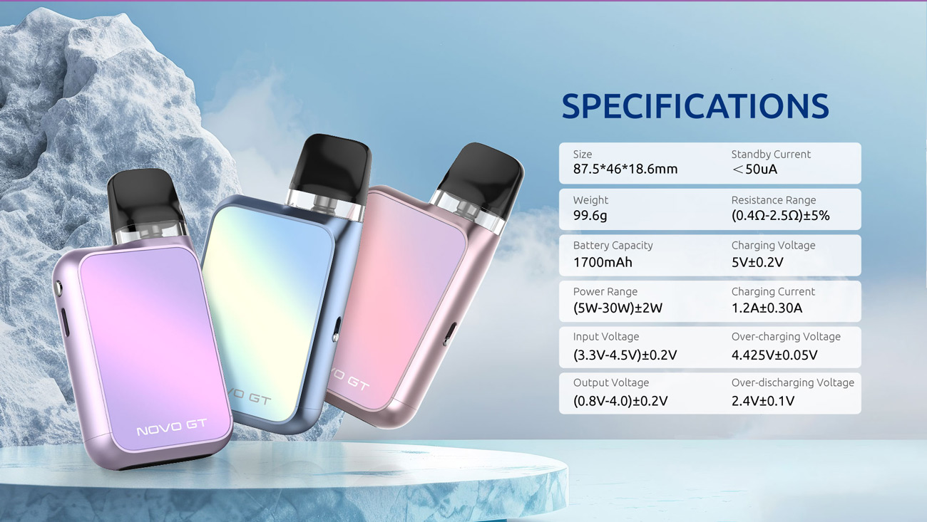 Smok Novo GT Box Pod System Kit 1700mAh 2ml 10