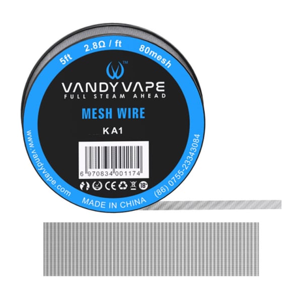 5ft Vandy vape Kanthal Mesh Wire 80mesh