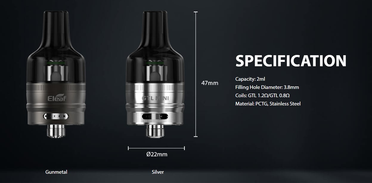 Eleaf GTL Mini Pod Tank Atomizer 2ml 6