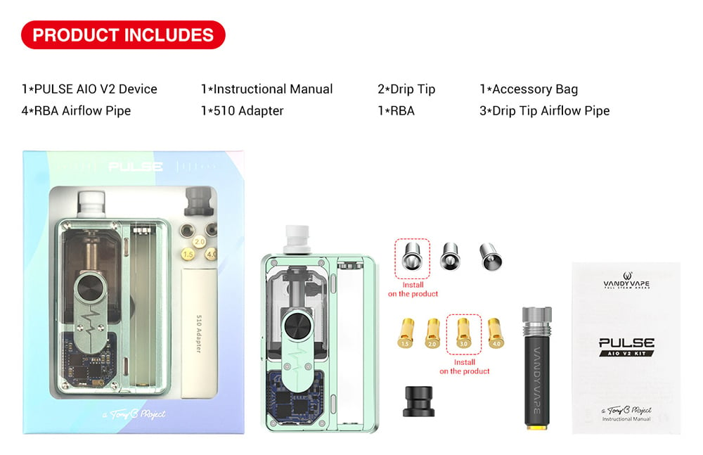 Vandy Vape Pulse AIO V2 80W Kit 6ml 20