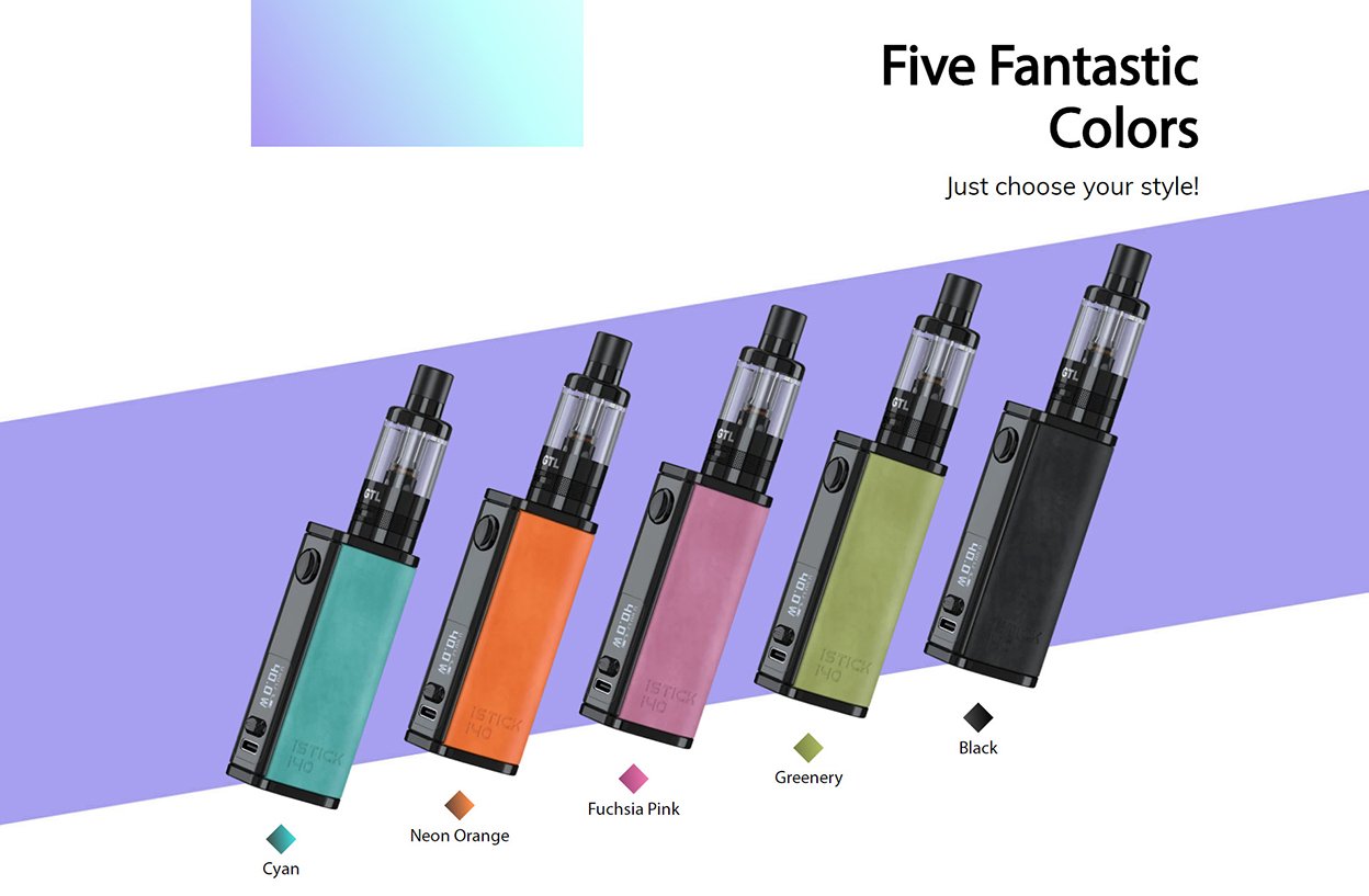 Eleaf iStick i40 Box Mod Kit with GTL D20 Tank Atomizer 2600mAh 3ml 3