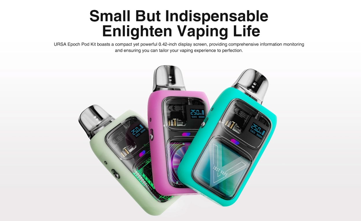 Lost Vape Epoch Pod System Kit 1000mAh 2.5ml 7