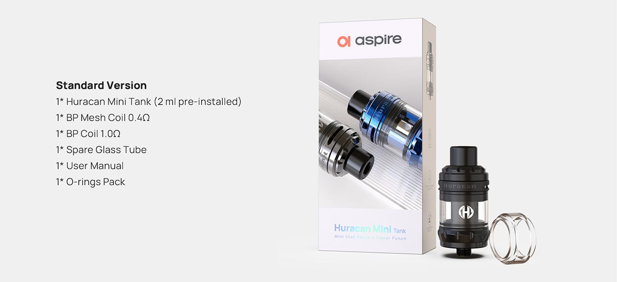 Aspire Huracan Mini Tank Atomizer 3ml 14