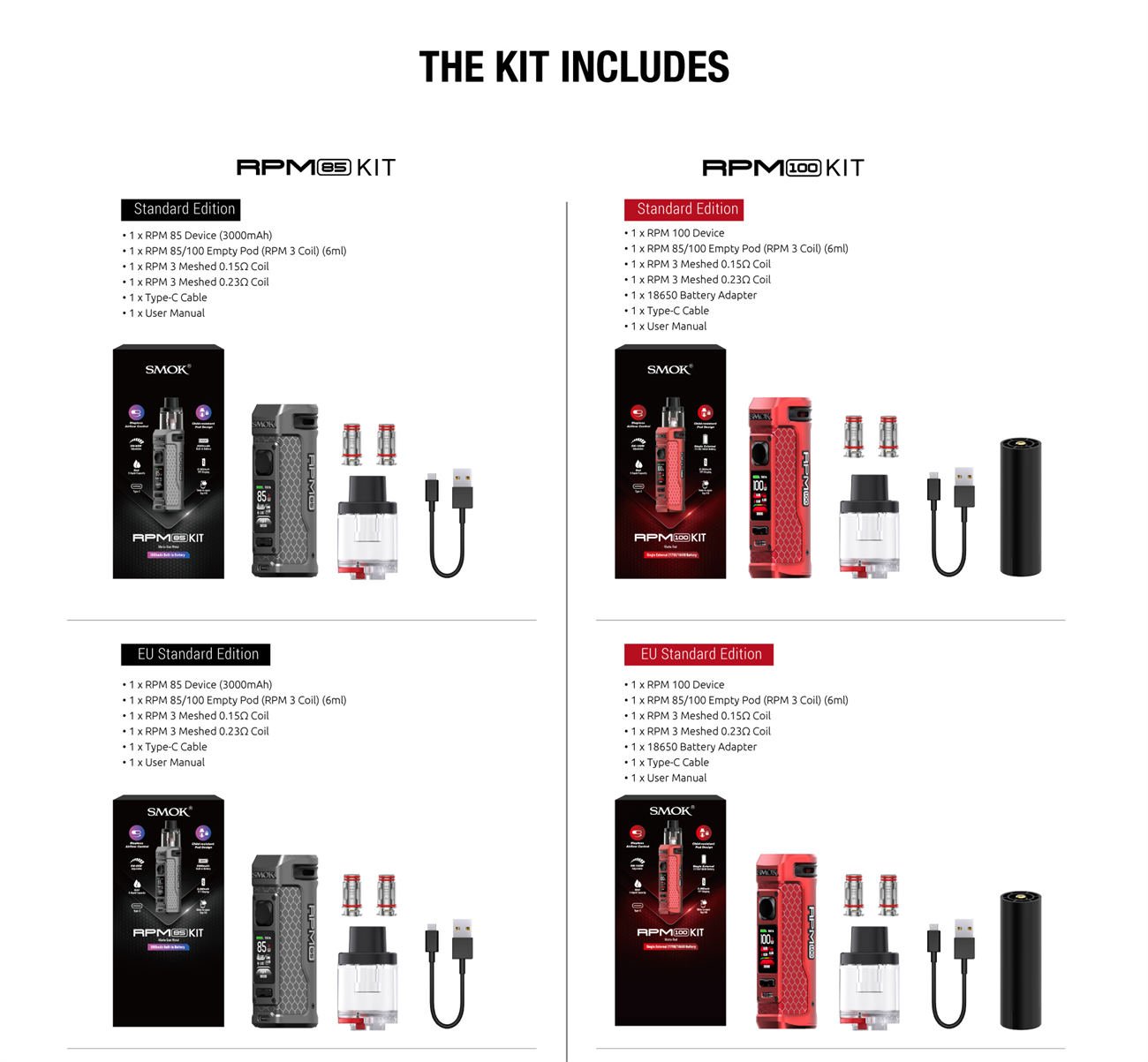 SMOK RPM 85 Pod Mod Kit 3000mAh 6ml 13