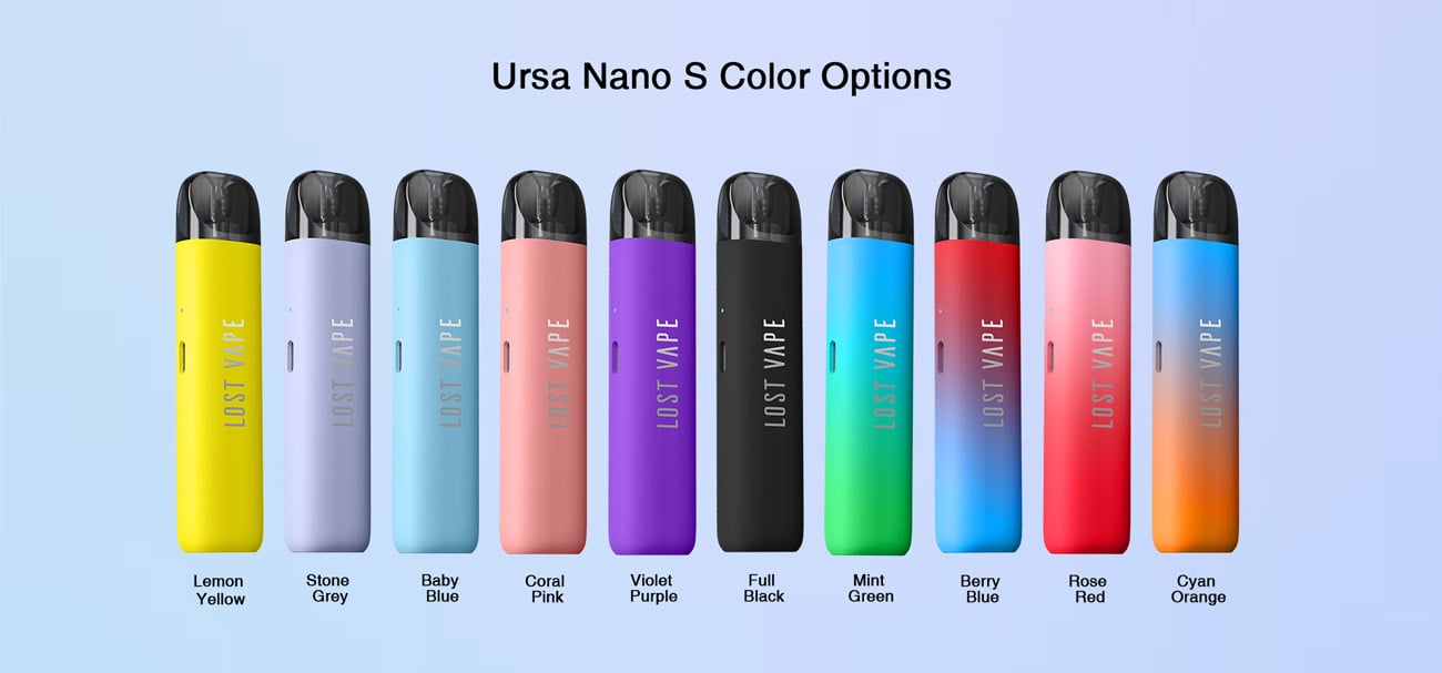 Lost Vape Ursa nano S Pod System Kit 800mAh 2.5ml 10