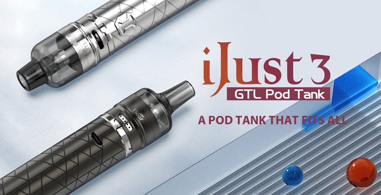 Eleaf iJust 3 Starter Kit GTL Pod Tank 3000mAh 4.5ml 1