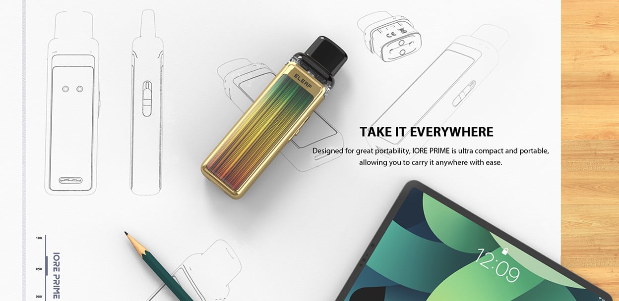 Eleaf Iore Prime Pod System Kit 900mAh 2ml 9