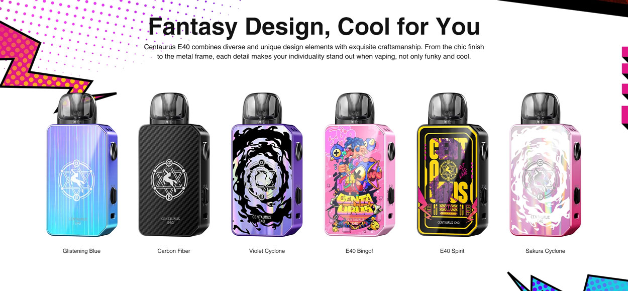 Lost Vape Centaurus E40 Pod Kit 1400mAh 3ml 7