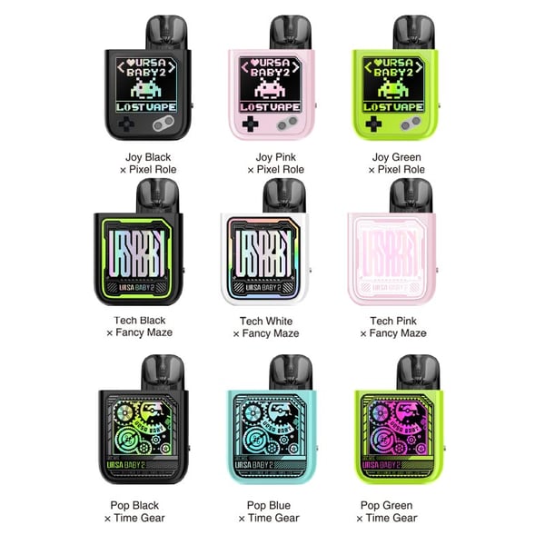 Lost Vape Ursa Baby 2 Pod System Kit 900mAh 2.5ml / 2ml