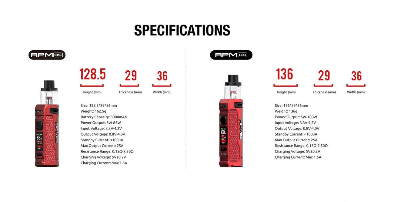 SMOK RPM 85 Pod Mod Kit 3000mAh 6ml 6