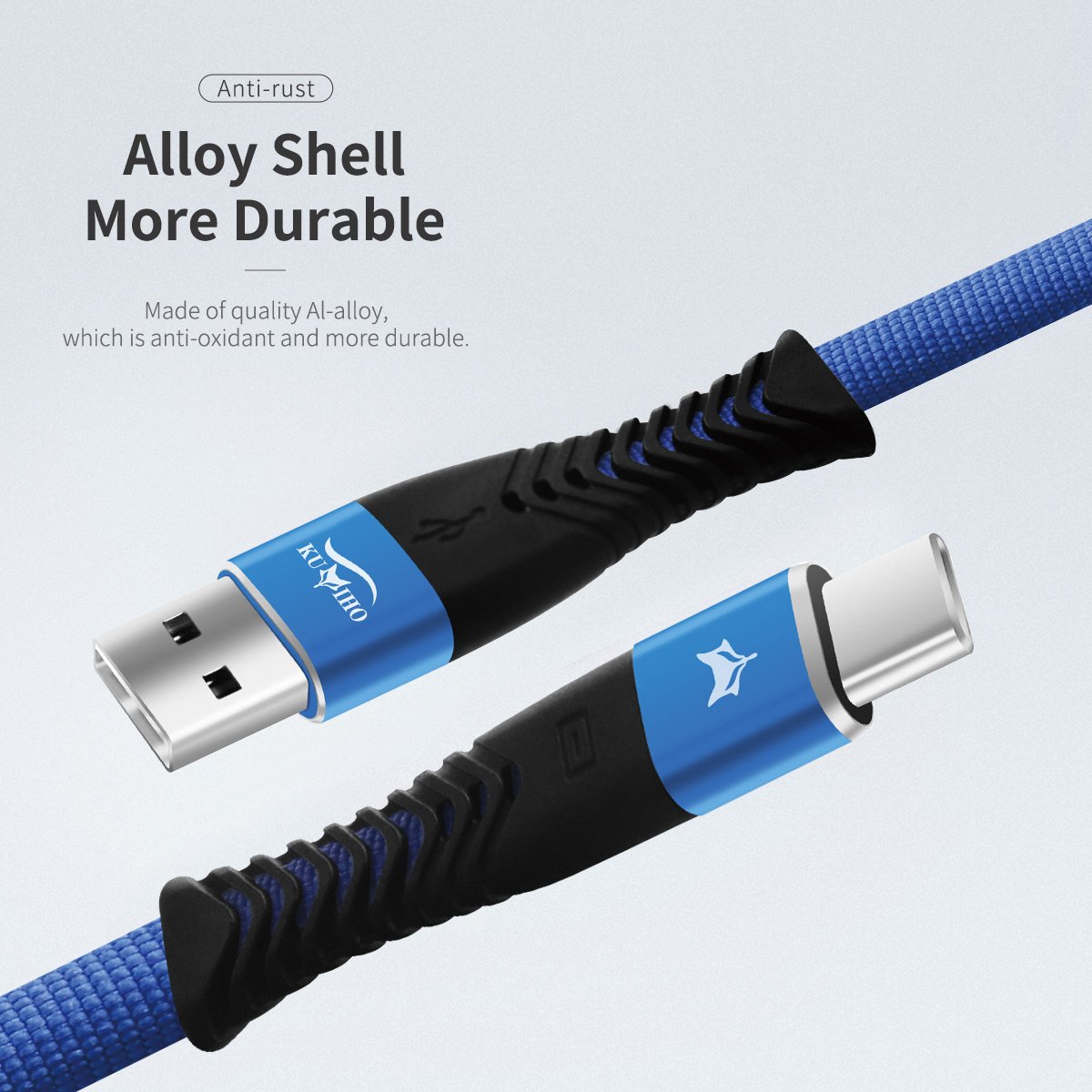 Kumiho K2 Zn-alloy Fast Charge Sync Type-C Cable 6