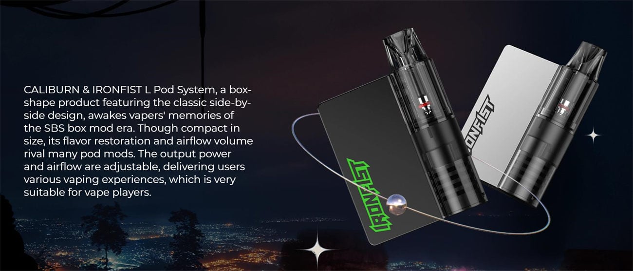 Uwell Caliburn & Ironfist L Pod System Kit 690mAh 2.5ml 4