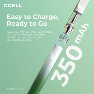 CCELL M3 Plus 510 Vaporizer Battery 350mAh 5