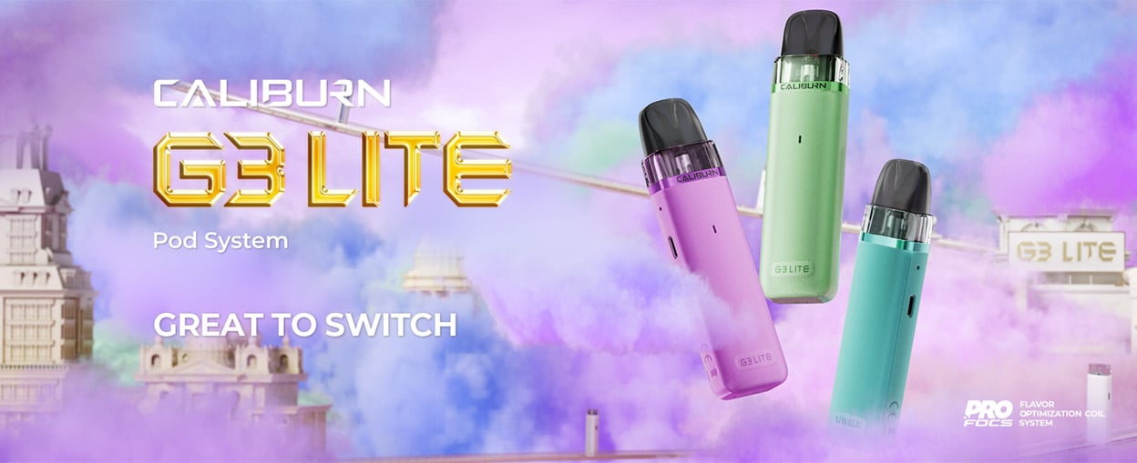 Uwell Caliburn G3 Lite Pod System Kit 1200mAh 2.5ml 1