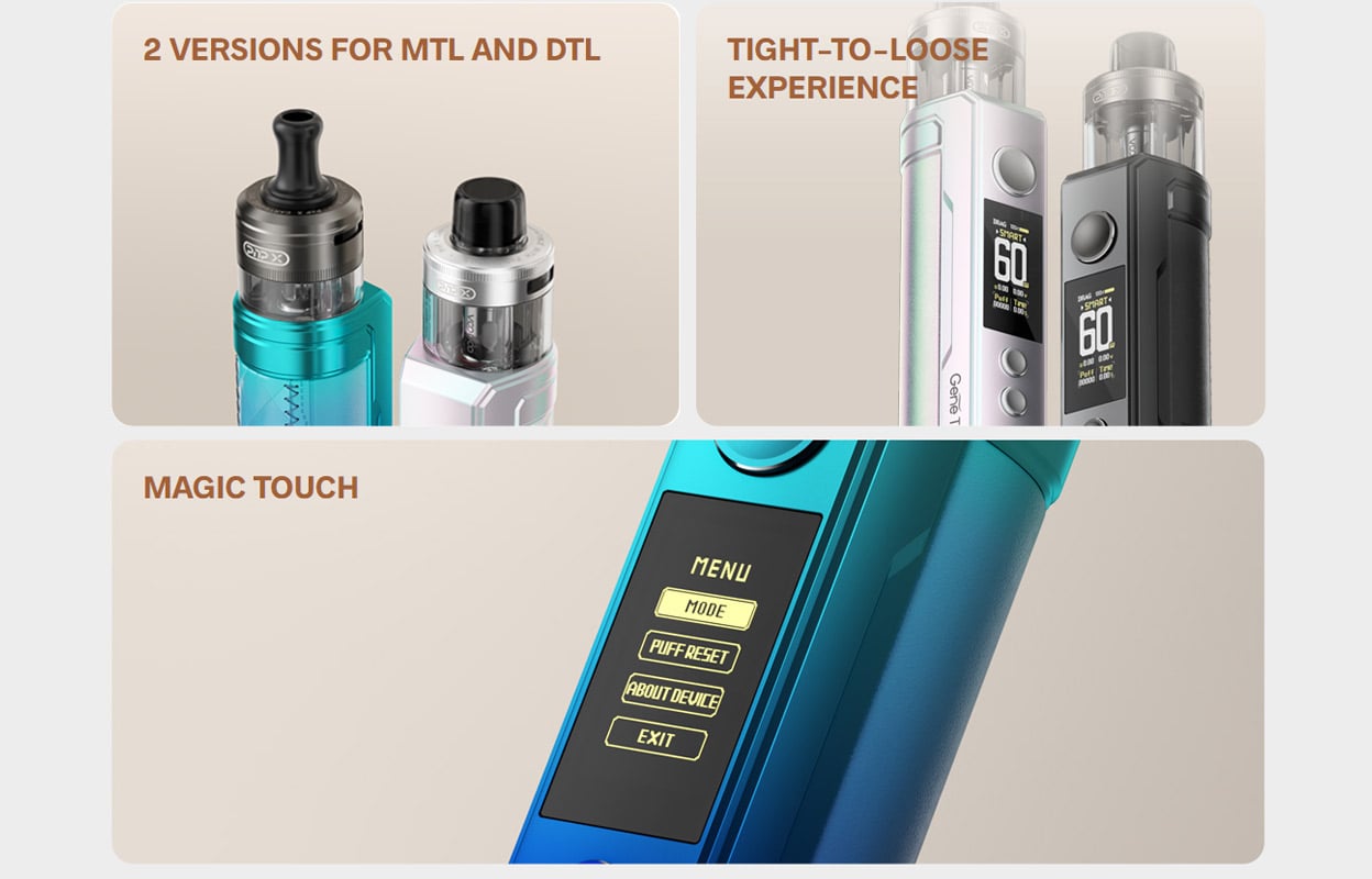 Voopoo Drag S2 60W Box Mod Kit with PnP X Cartridge DTL 2500mAh 5ml, Auto Power Off if no Operation for 10 Minutes 6