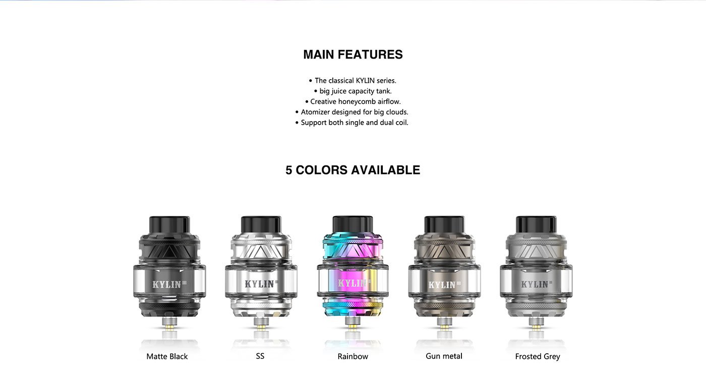 Vandy Vape Kylin V3 RTA Atomizer 6ml 2