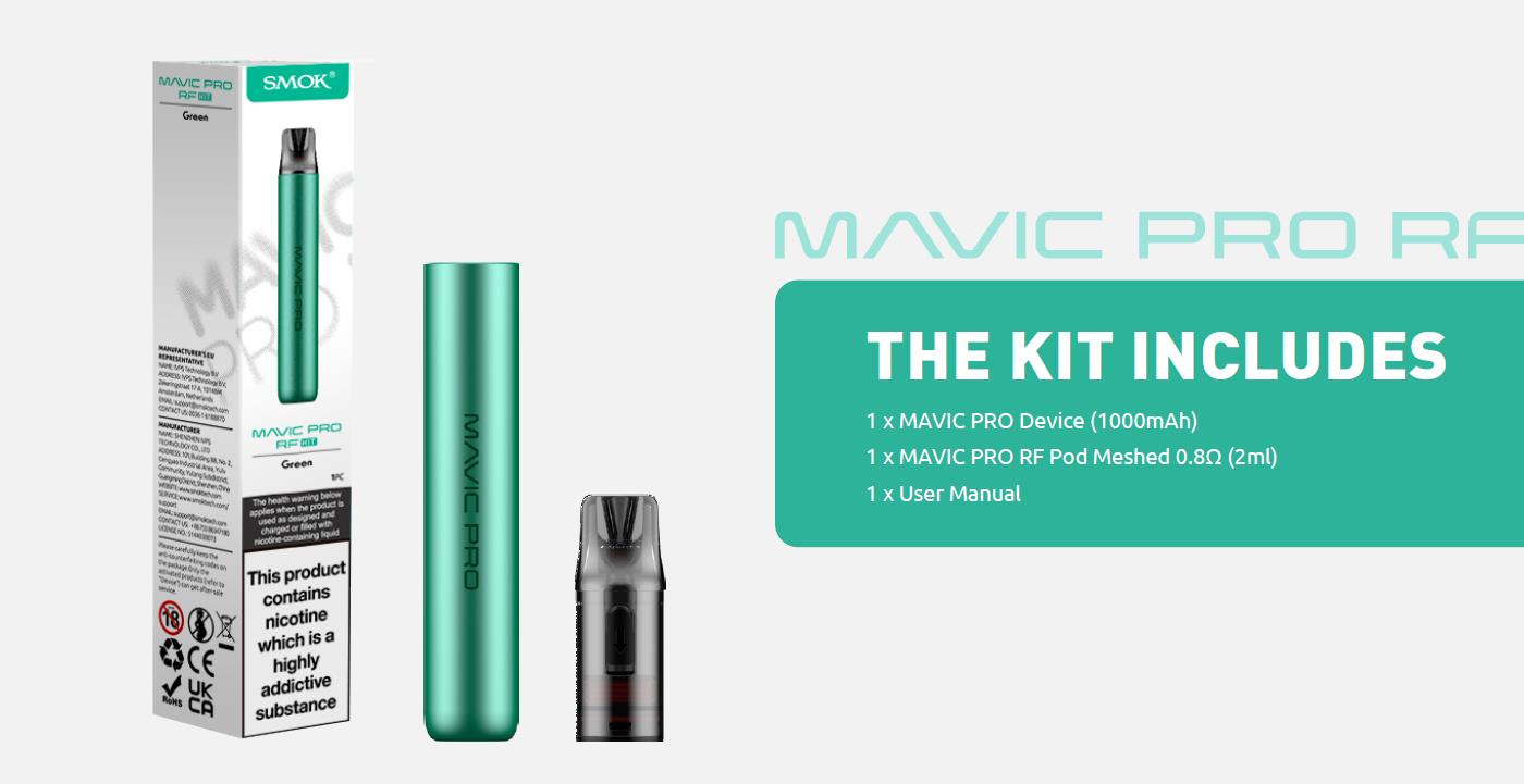 SMOK Mavic Pro RF Pod System Kit 1000mAh 2ml 3