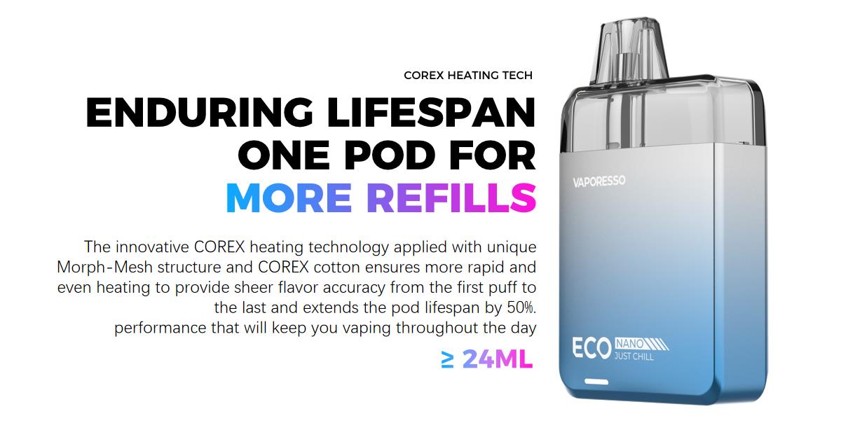 Vaporesso ECO Nano Pod System Kit 1000mAh 6ml 5