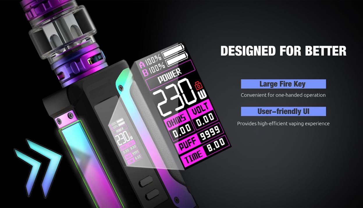 SMOK Arcfox 230W Mod Kit with TFV 18 Tank 7.5ml 10