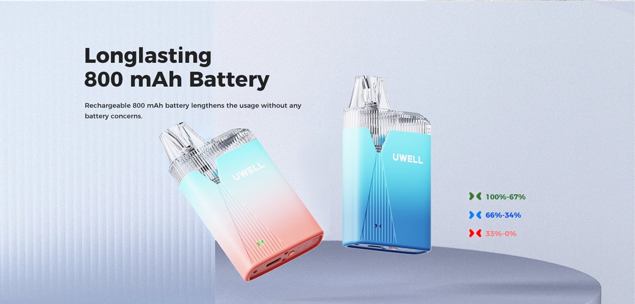 Uwell Conick VK6 Refillable Disposable Kit 800mAh 6ml 8